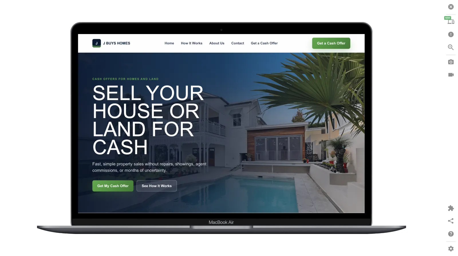 I will build a website as a full stack developer with modern front-end development — Fiverr gig preview