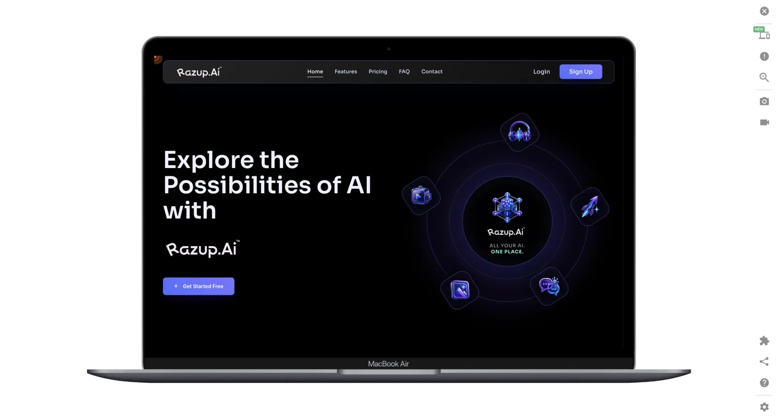 I will do AI web development and build AI SaaS as a full stack developer — Fiverr gig preview